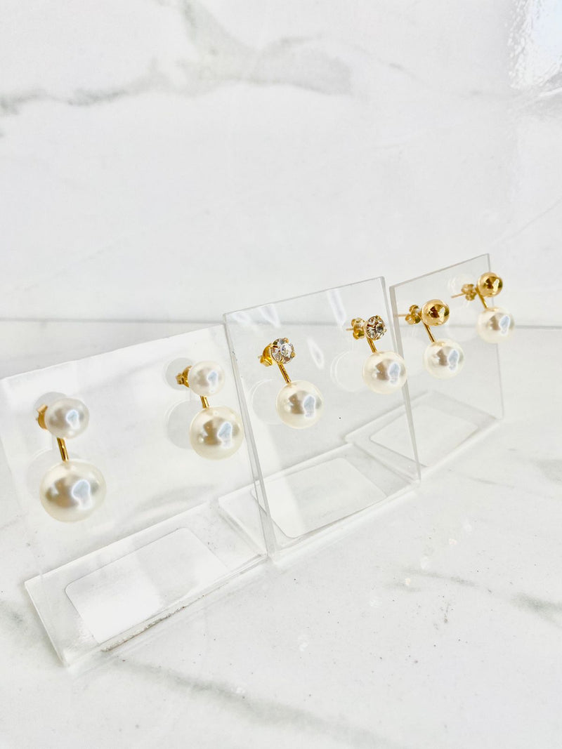 Kit 3 Brincos Folheados a ouro 18k  - KT344